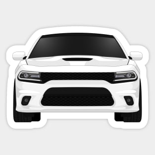 Charger White-Knuckle + Black roof Sticker